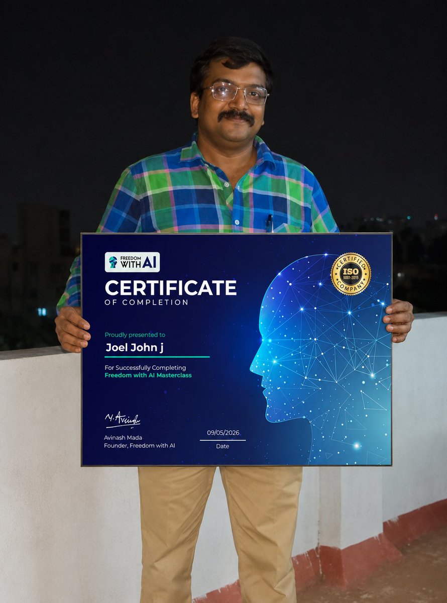 JoelJohnJ2's tweet photo. Got Certified on A.I -> Watch My YouTube Videos -> Watch my Video about Various Engineering Branches -> Play All to Watch All Videos Click Image 👇 or Link  
👉 https://t.co/Qqg6DhDqPi https://t.co/x3PaUyzq1M