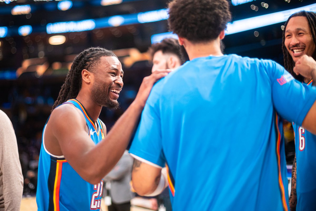 okcthunder's tweet photo. Together 🤞 https://t.co/LhjlZFAWn3