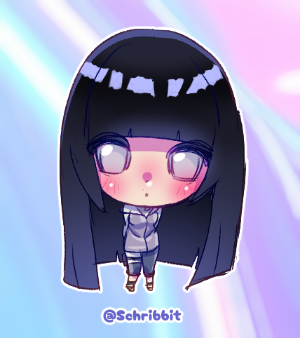 It was a chibi Hinata doodle from 2023 #hinata #hinatahyuuga #日向