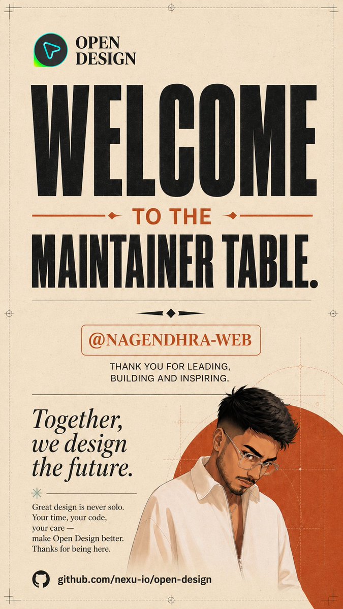 Open Design tweet media