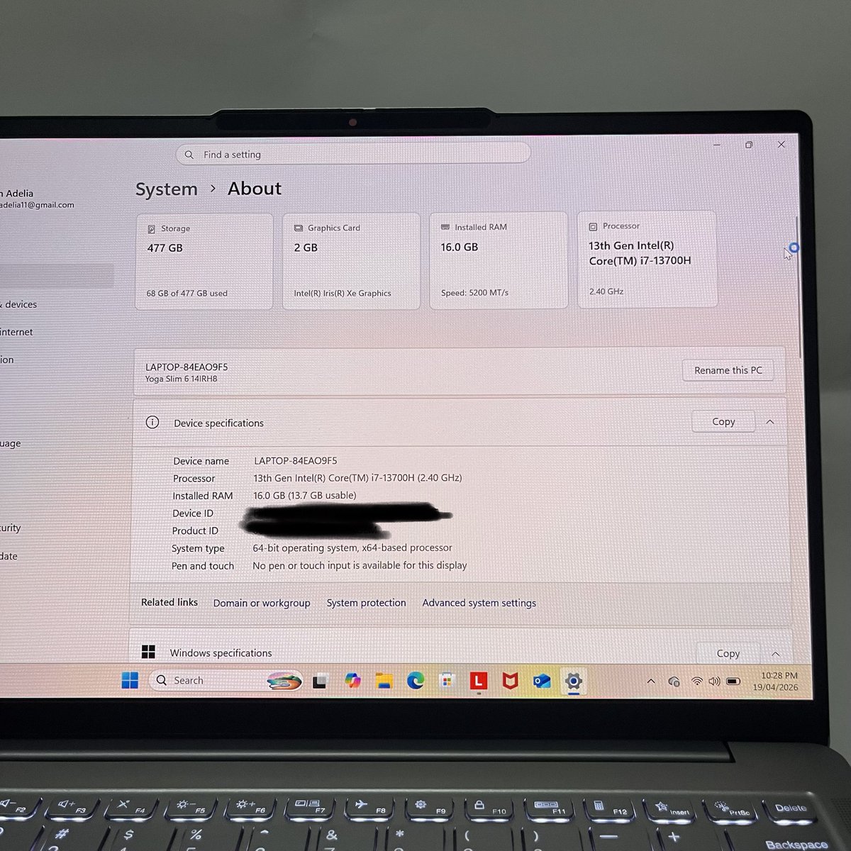 adeliyass's tweet photo. WTS Lenovo Yoga Slim 6i 
RAM 16GB / SSD 512GB, Intel Evo Core i7 13th gen

Laptop bekas pemakaian pribadi, biasa dipake untuk ngoding web lancarr, utk mobile dev &amp; edit video jg masih aman bgt. Bodi alumunium, tangguh tapi masih ringan.

#wts #laptop #preloved #wtb #laptopsecond https://t.co/Rv4TigX9cT