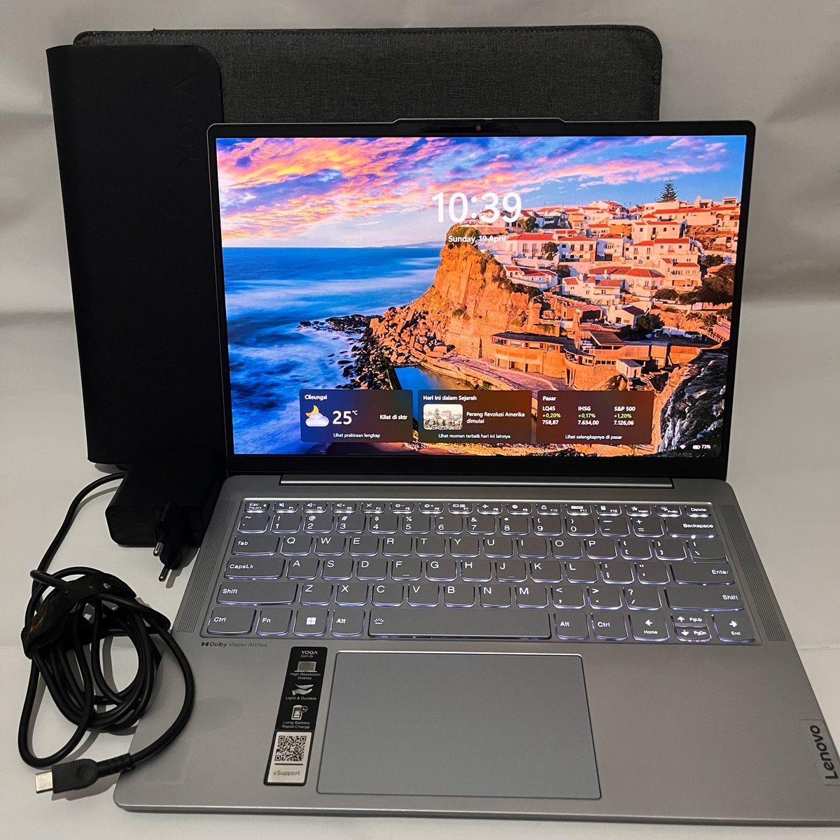 adeliyass's tweet photo. WTS Lenovo Yoga Slim 6i 
RAM 16GB / SSD 512GB, Intel Evo Core i7 13th gen

Laptop bekas pemakaian pribadi, biasa dipake untuk ngoding web lancarr, utk mobile dev &amp; edit video jg masih aman bgt. Bodi alumunium, tangguh tapi masih ringan.

#wts #laptop #preloved #wtb #laptopsecond https://t.co/Rv4TigX9cT