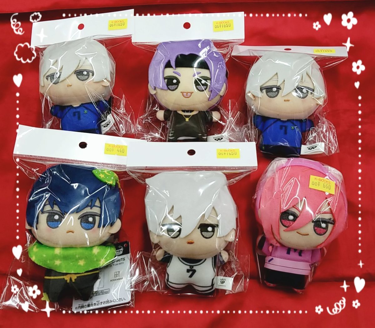 入荷情報】 『 #ブルーロック』より #潔世一 #千切豹馬 #凪誠士郎