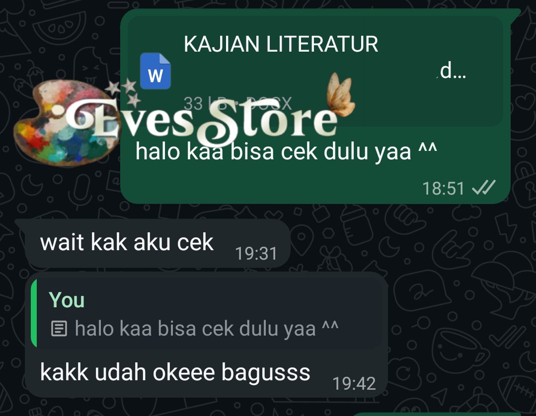 joki tugas maeve ✮ | LANGSUNG WA tweet media