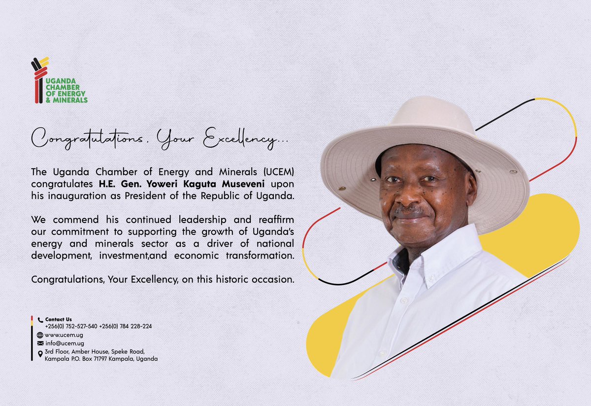 Uganda Chamber of Energy & Minerals tweet media