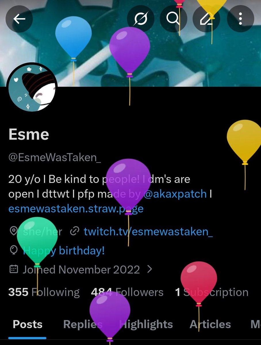 Esme tweet media