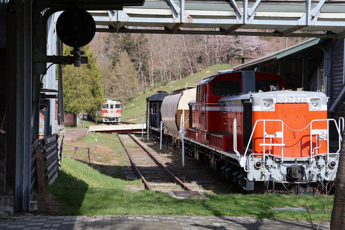 DD51 548】 #三笠市 クロフォード公園には #ディーゼル機関車 DD51 も