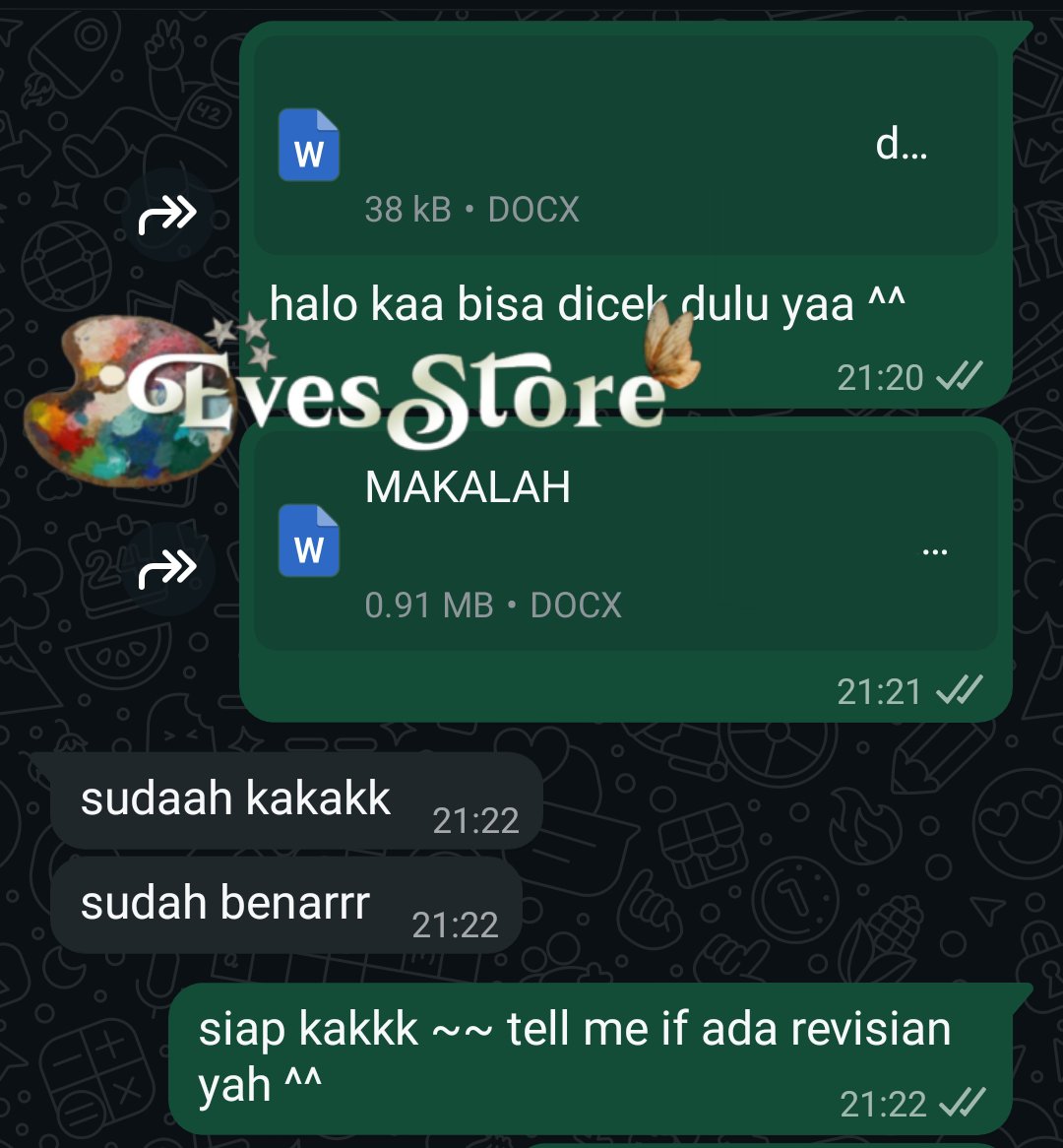 joki tugas maeve ✮ | LANGSUNG WA tweet media