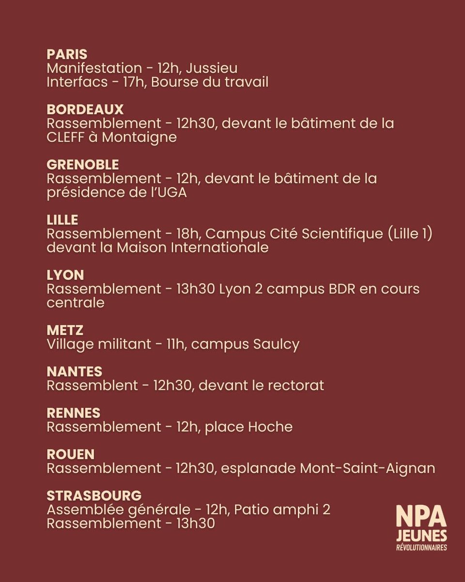 NPAJeunes - Révolutionnaires tweet media