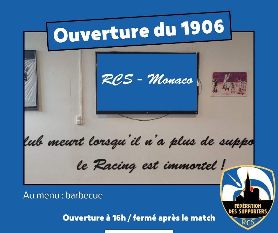 Fédération Supporters RCS tweet media