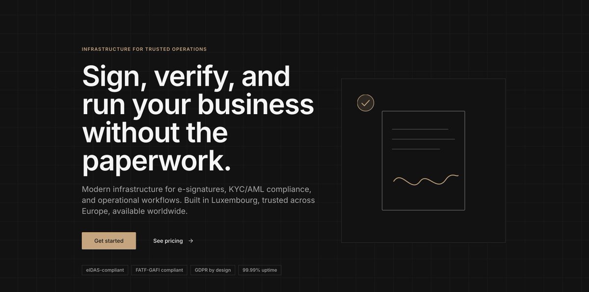 kodehyve's tweet photo. Signing documents shouldn't cost your team hours, your business a small fortune, or your clients their patience.

Meet kodehyve sign. E-signatures built for businesses that move fast and sign often.

Six years. 100+ clients. Now standalone. 🧵 https://t.co/KQMkw4OClX