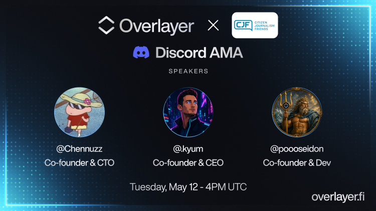 Overlayer | Testnet is live tweet media