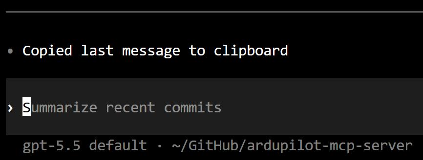くっ、Codexの /copy コマンドって一括コピーしかないのか。部分コピー