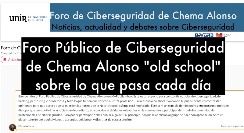 Chema Alonso tweet media