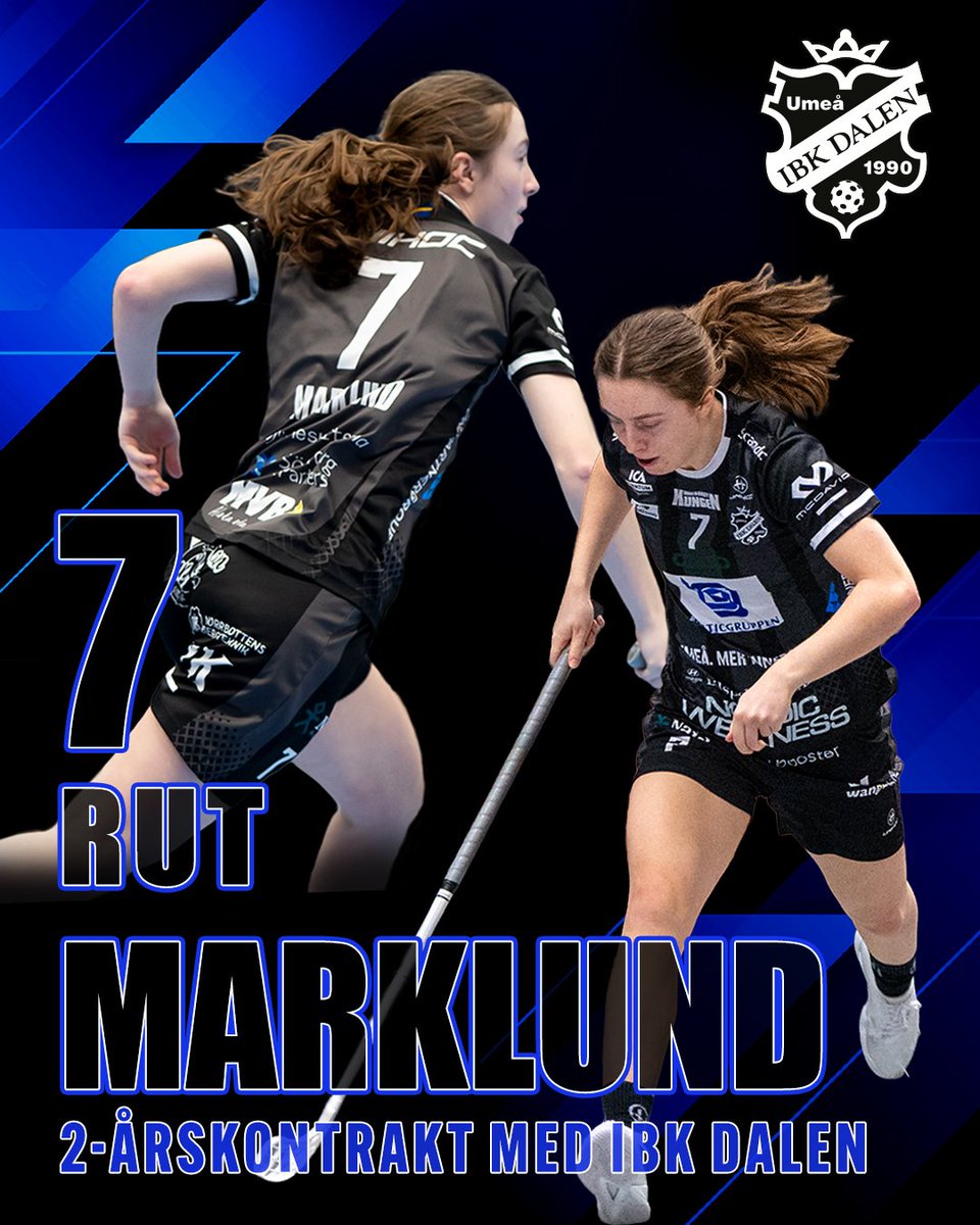 ibkdalen's tweet photo. Rut Marklund stannar i IBK Dalen 🔥
Läs mer på https://t.co/Np6T6oa690
#innebandy #floorball @SSL_se #svenskasuperligan @svenskinnebandy @UnihocFloorball @vkuriren #coop @Umeaenergi https://t.co/olIBplLxGw