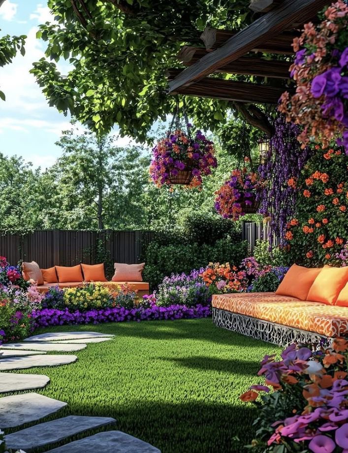 bloomele_'s tweet photo. beautiful garden https://t.co/vtN1GM2Fmi