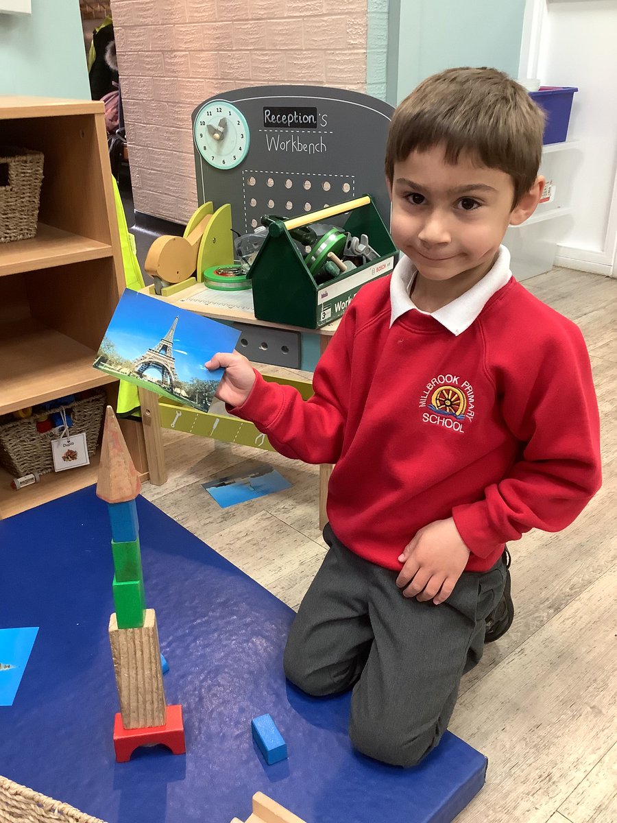 MillbrookRec's tweet photo. This week, we are exploring the story ‘Emma Jane’s Aeroplane.’ In provision, we are acting out and retelling the story and building and drawing famous landmarks that she visited! #mbeyfs https://t.co/mOBqIAkif5