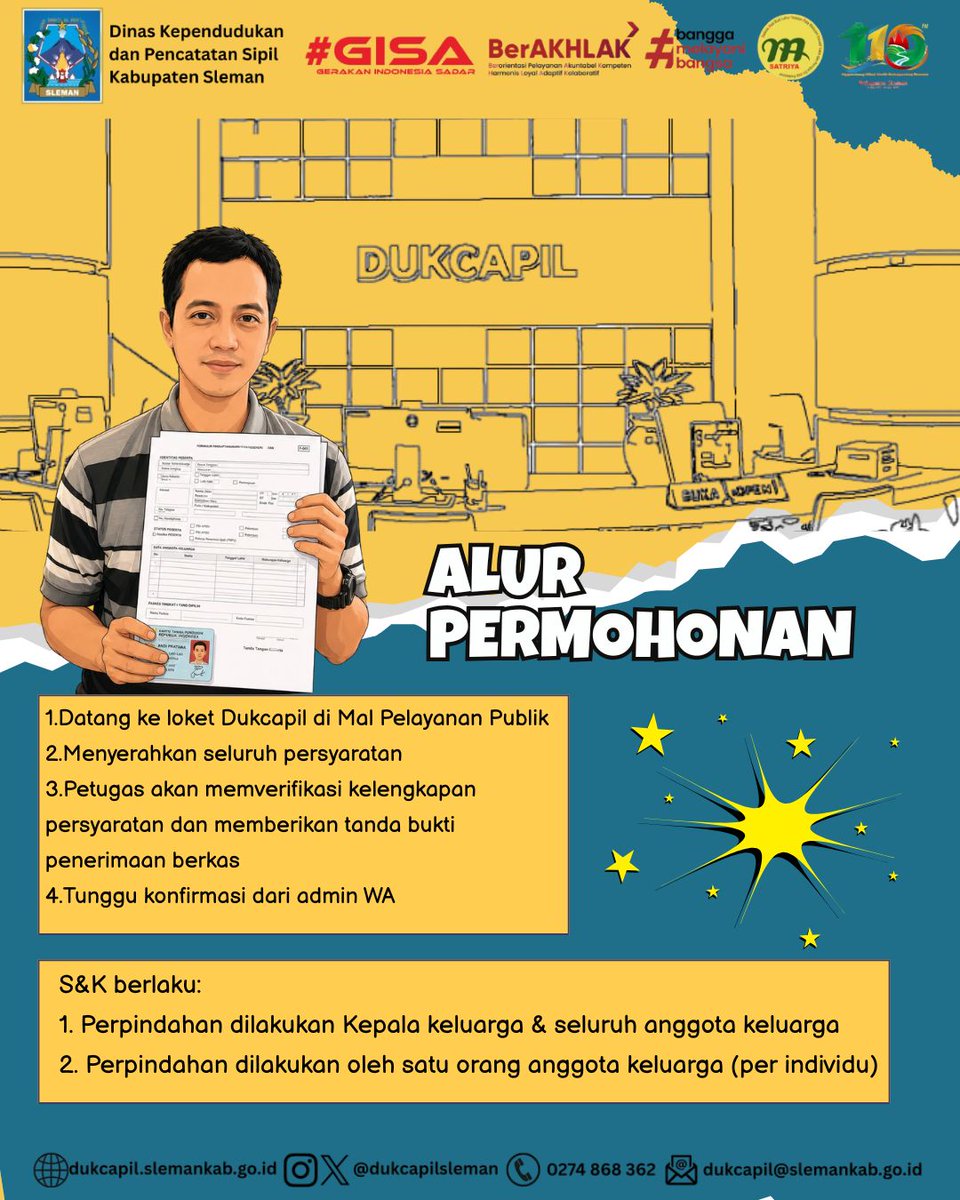 Disdukcapil Kab. Sleman tweet media