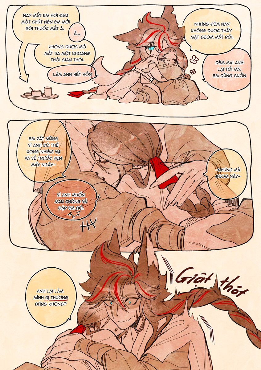 nhij_12's tweet photo. Jineun AU comic for my OCxCanon 
#RedFor https://t.co/W7uPavnJGz