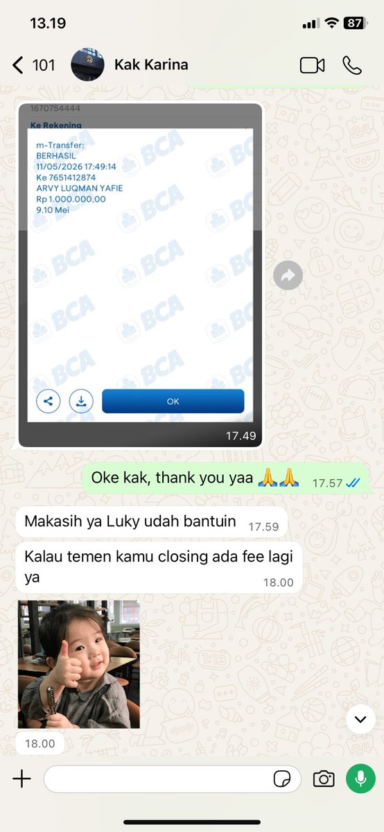 lowkeyluckman's tweet photo. 👦: nyari duit ampe segitunya luk

Nih spill dikit beberapa penghasilan dari freelance gua yg ngelakuin apa bae yg penting jd duit dan gak ngerugiin orang

-Sales Franchise
-Sales Wedding
-Crew WO
-Private personal trainer
-Barista Trainer
-Service laptop
-Jual account preimum https://t.co/vZLzXLifh7