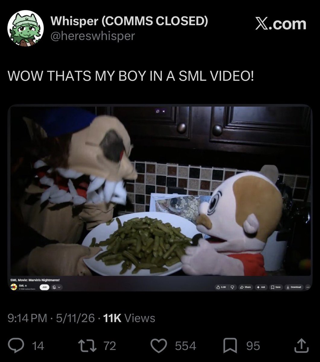 Kitmacko's tweet photo. [1] ok wait so like genuine question does poop warrior really have a real ownership to like be somebody’s because he’s literally just recolored jeffy with long hair and I think whisper “owns” him now? but boing nor whisper made the original design https://t.co/cab7exFwuW