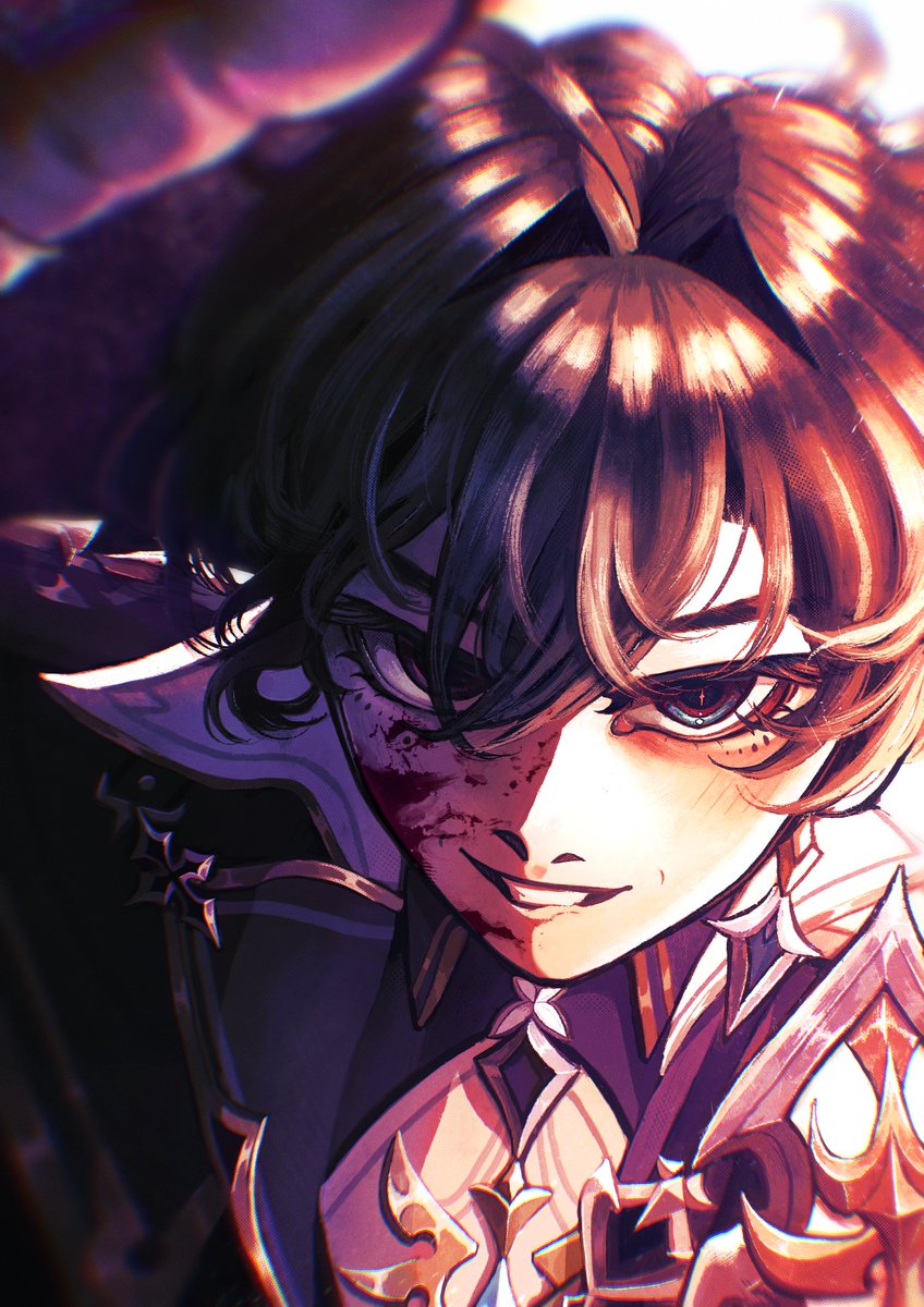 ButterWentDark's tweet photo. Caught you‼️

#Lohen 
#原神 https://t.co/UjFUQk2qQN