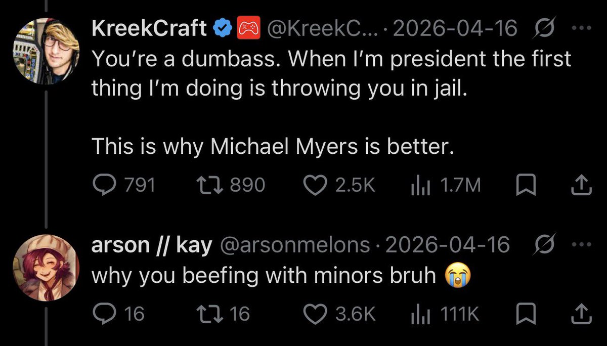 arson // kay tweet media