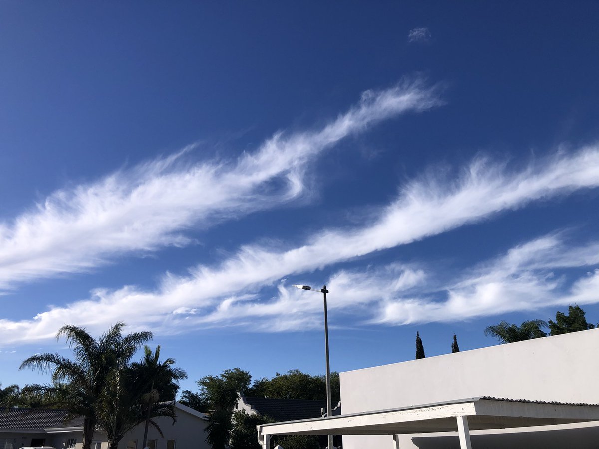 cryptoRSA2's tweet photo. @PolyannaBrey Geoengineering and weather modifications using chemtrails as per Agenda 2030 - see pics of the spraying over the Winelands just prior to the ridiculous rain https://t.co/gV8k1roRKq