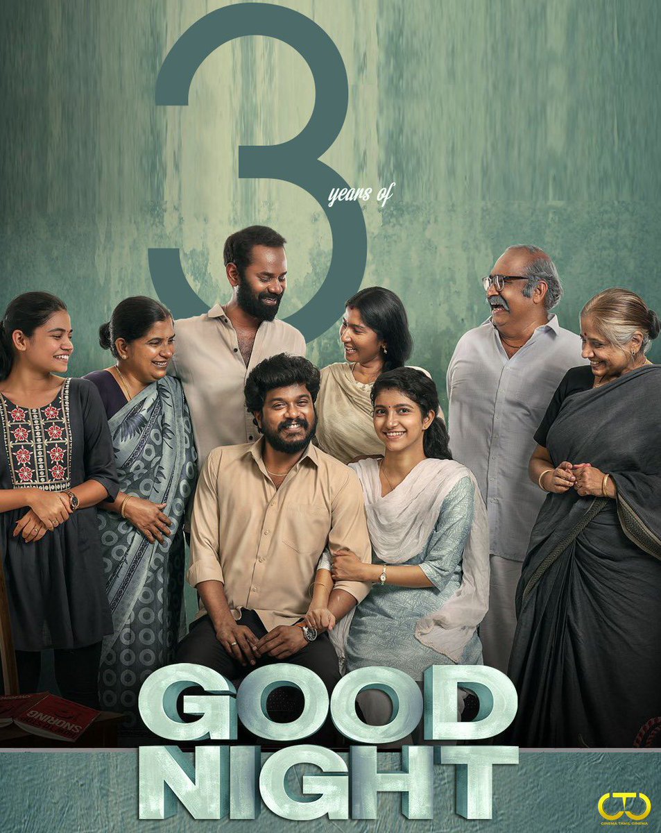 ctcupdates's tweet photo. #3YearsOfGoodNight 🤩

#Manikandan #RameshThilak #SeanRoldan #VinayakChandrasekaran https://t.co/BzXivWHVXF