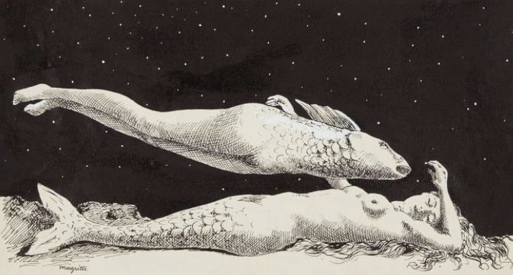 René Magritte
Le rêve de l'androgyne (1945)