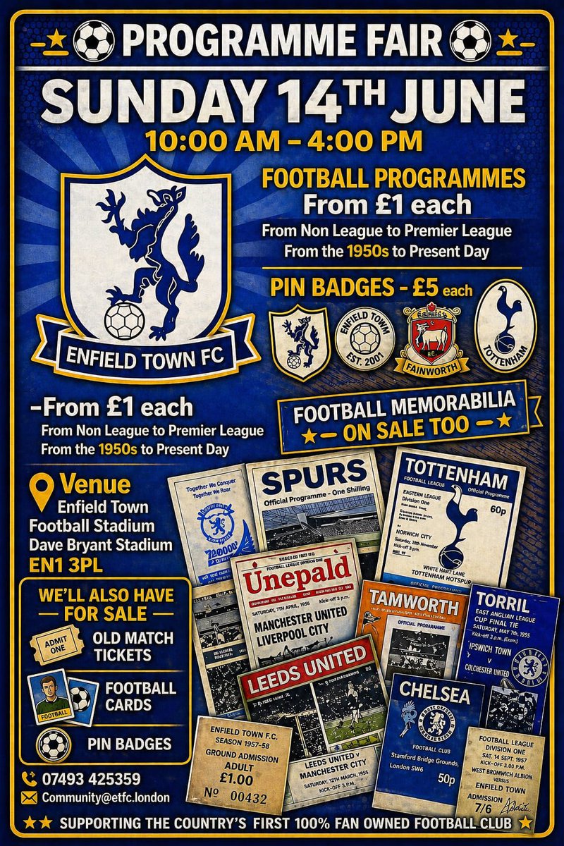 Enfield Town FC tweet media