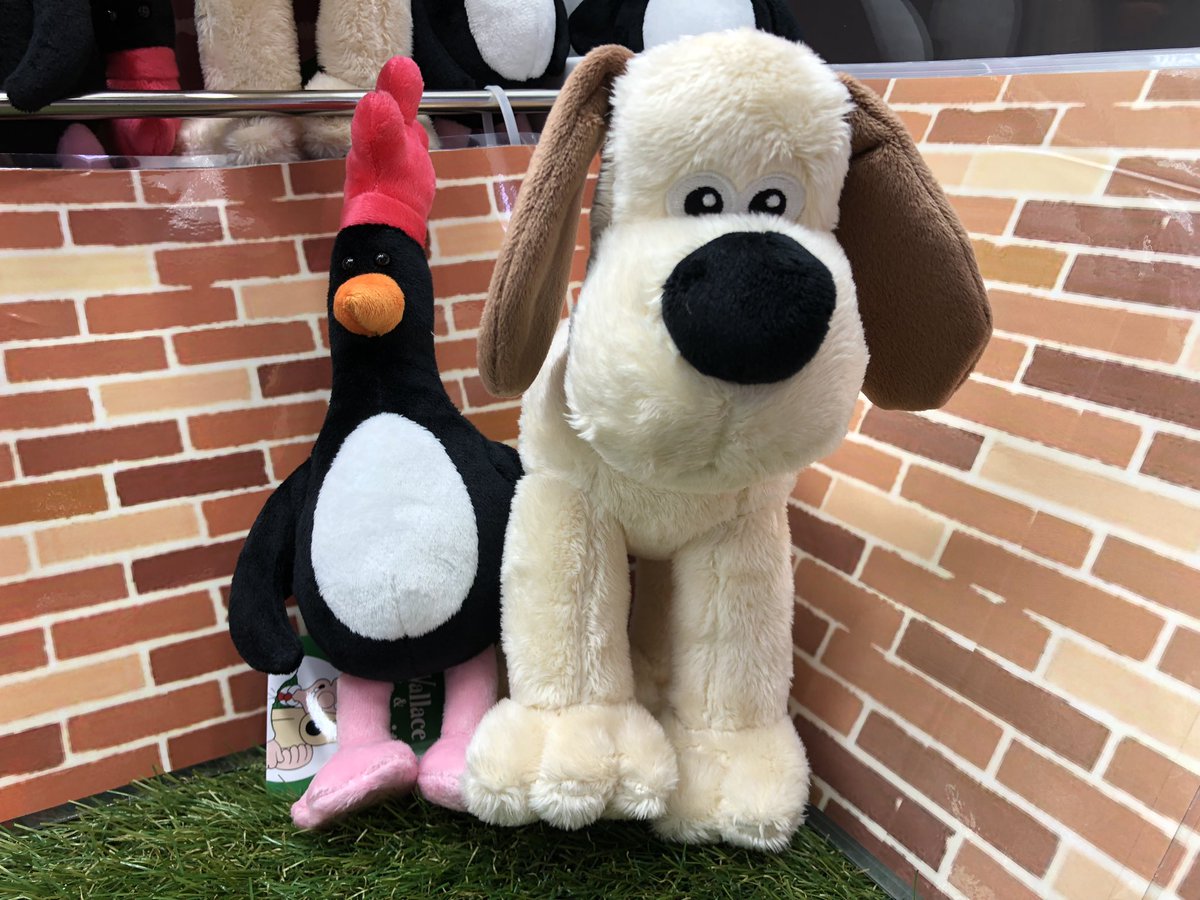 ⭐️新景品⭐️ ウォレスとグルミットより ぬいぐるみが登場です