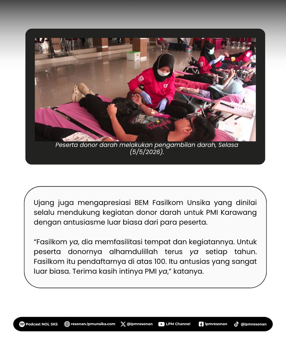 Lembaga Pers Mahasiswa Resonan Unsika tweet media