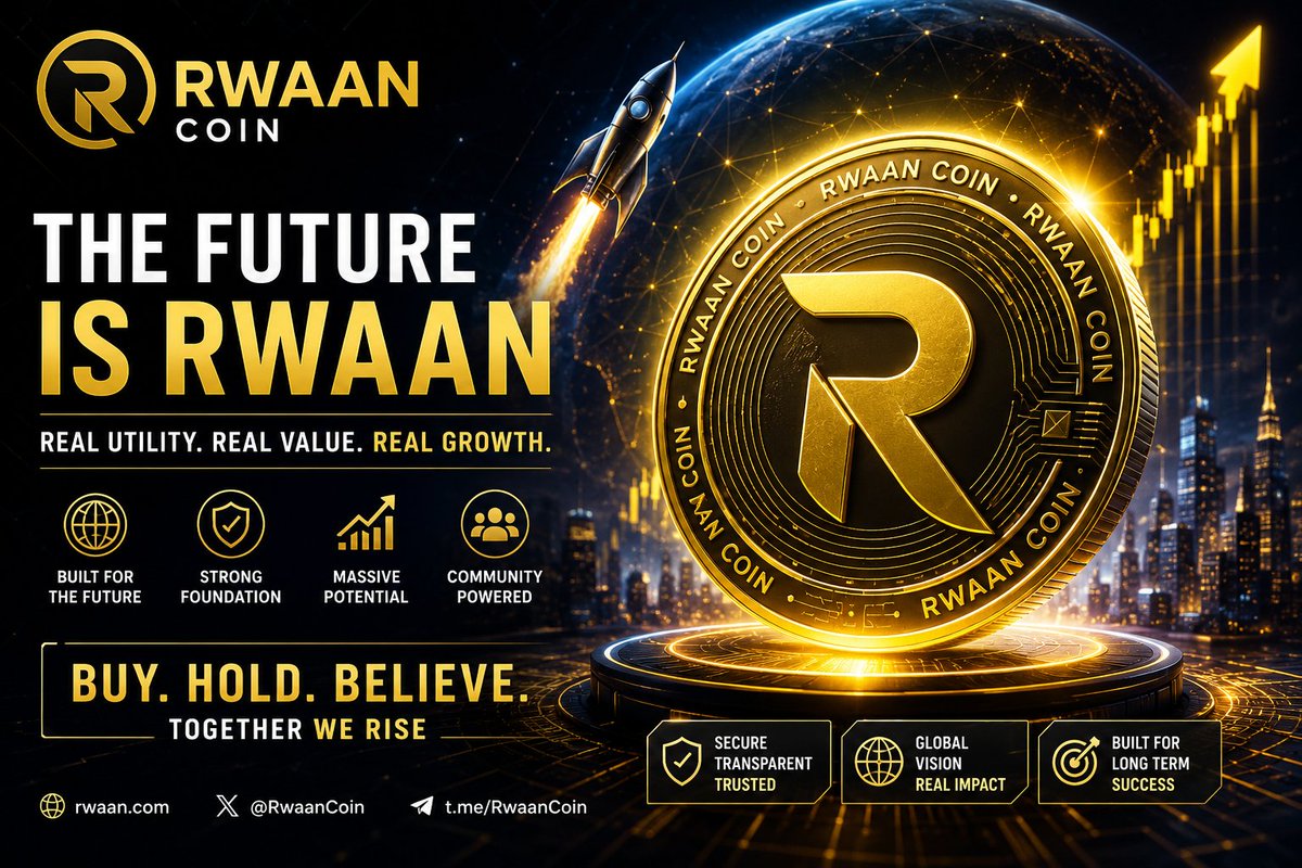 Unstoppablzvv's tweet photo. π Donβt miss the future of Web3!
#RWAANCoin is more than just a token β itβs a fast-growing movement with massive potential ππ₯
Early believers always win big.
Buy. Hold. Believe. ππ
#RWAAN #Crypto #Altcoin #BullRun #Web3 #CryptoCommunity https://t.co/cquXd16b8Z