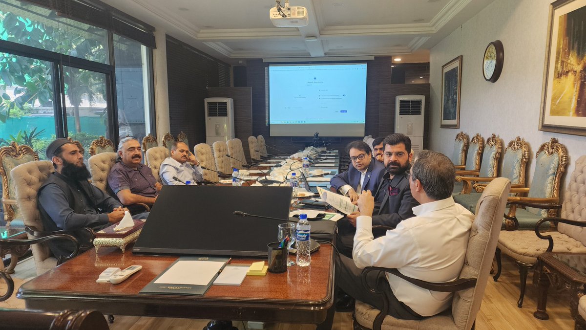 pda_pk's tweet photo. A high-level kick-off meeting of the Working Group for the Dairy White Revolution Project was held at the CM Secretariat, 7-Club Road, Lahore, under the leadership of Ali Dar and Syed Yawar Ali. https://t.co/D0haRKUMmm