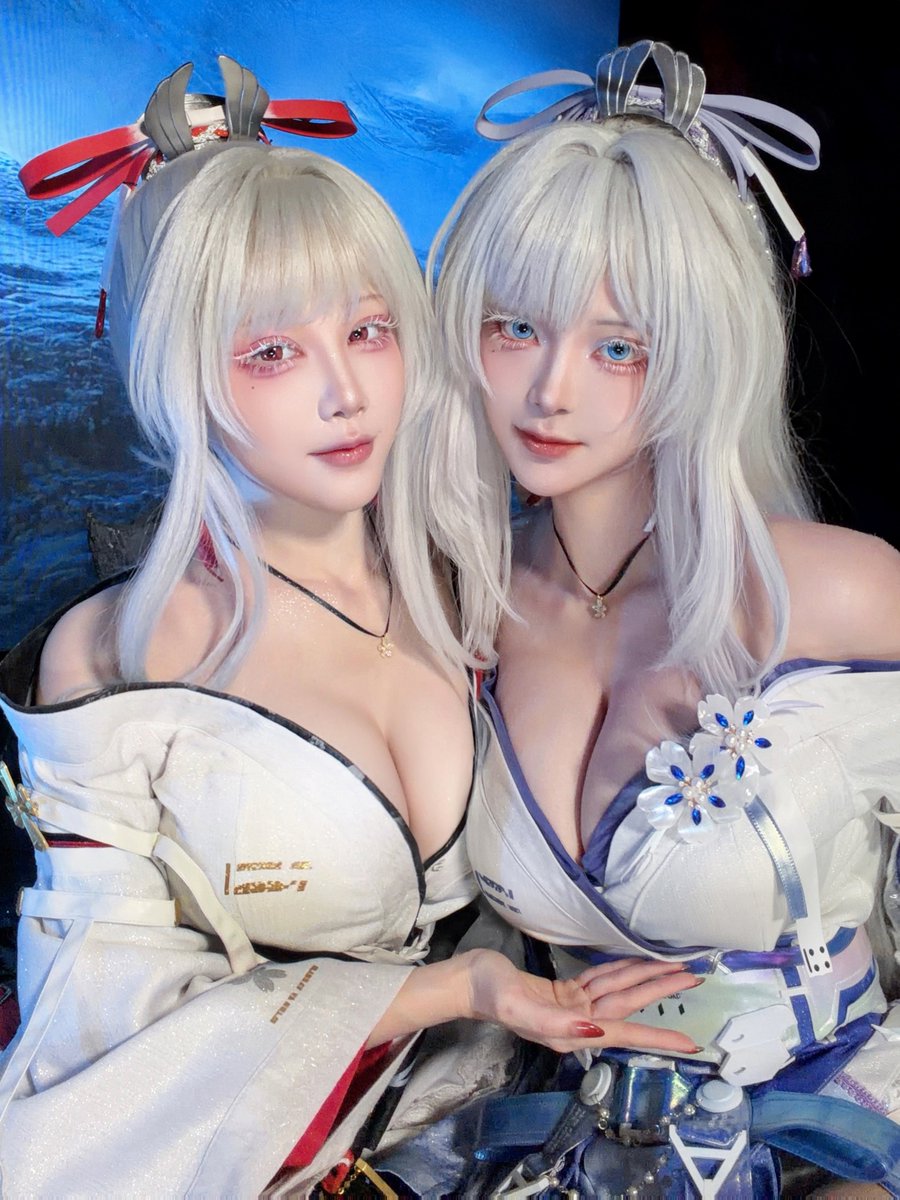 双子姉妹❤️🩵
#緋雪
#鳴潮  
#WutheringWaves https://t.co/pssQxPtAeI
