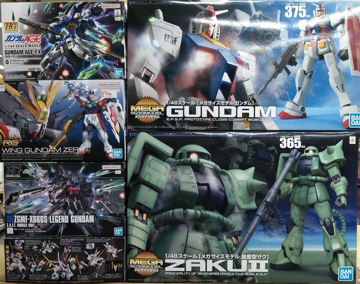 メガサイズガンダムとザクセット ガンプラ を買取させていただきました！ メガサイズモデル 1/48 『RX