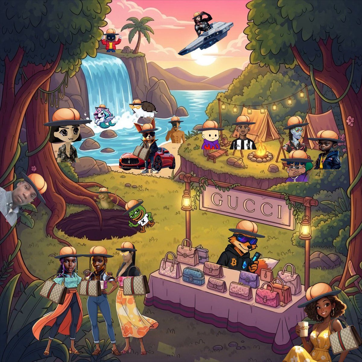 RealWorldAssHat's tweet photo. AssHat Island Episode 4: The Gucci Merchant Appears!

Who's ready for the next episode of AssHat Island?🍑🤠🏝️

Dropping later today... https://t.co/R9wIpcFrEK