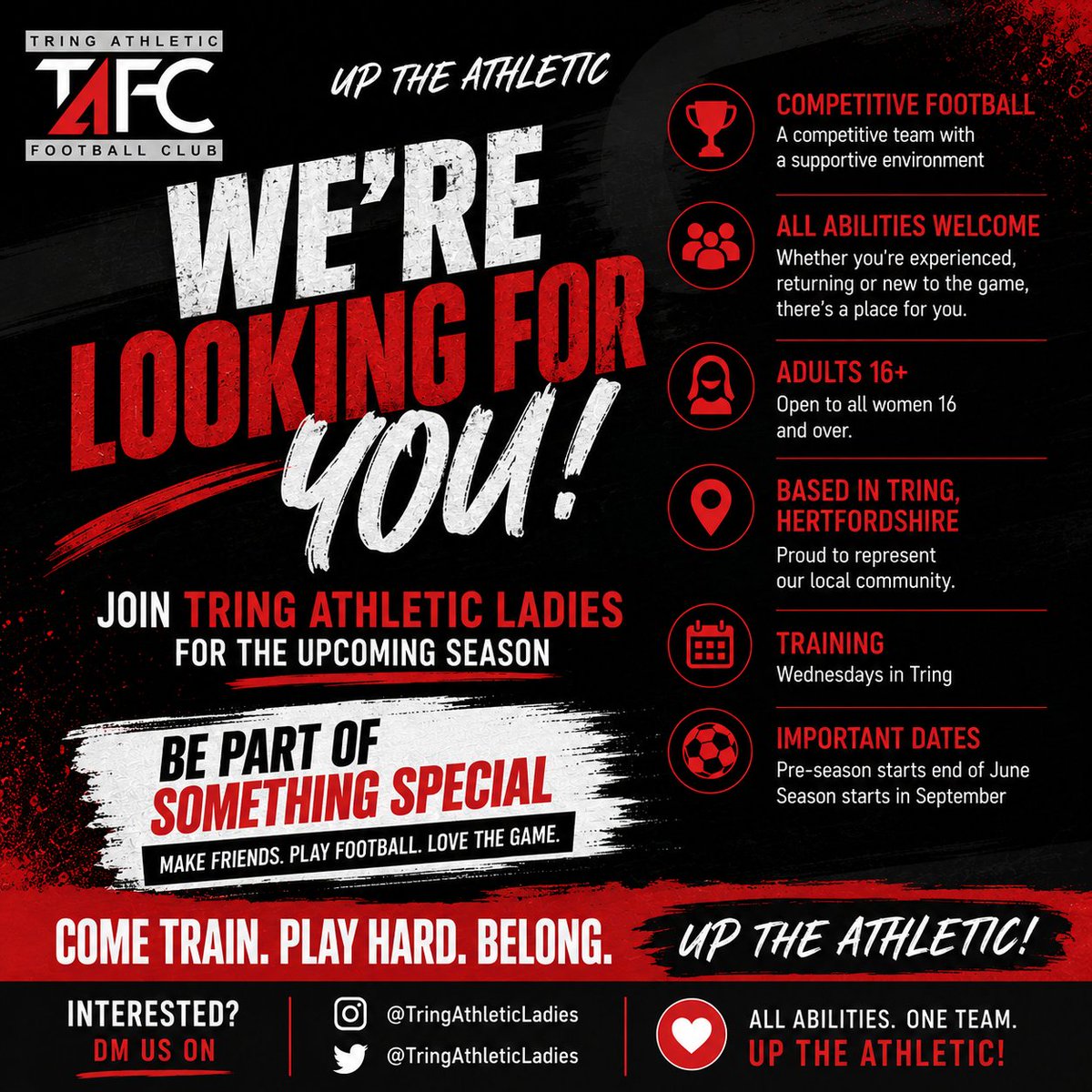 Tring Athletic Ladies tweet media