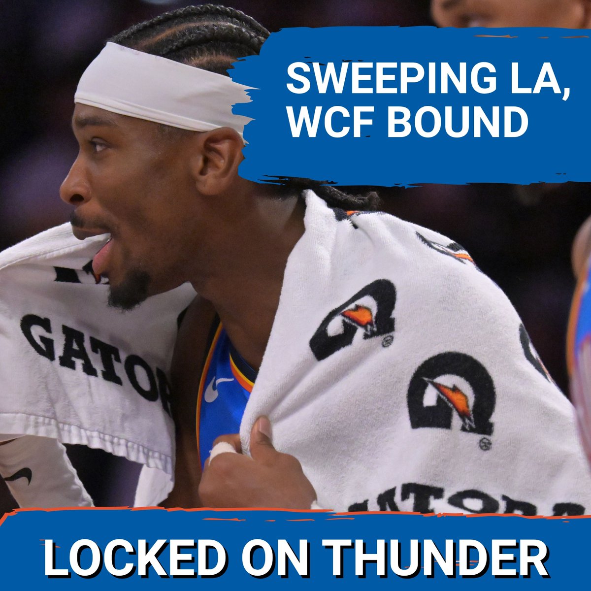 Rylan_Stiles's tweet photo. New Locked on #Thunder Podcast: 
🏀 Sweeping LA
🏀 Ajay Mitchell's Jalen Brunson Moment
🏀 SGA comes alive
🏀 Thunder prove again to be an All-Time Great Team 
#ThunderUp #FirstListen: 
https://t.co/mMkaoVM4fY https://t.co/3RqA7q5vyq