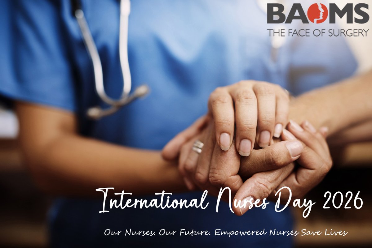 BAOMSOfficial's tweet photo. Celebrate with @BAOMSOfficial on #May12 International Nurses Day, on Florence Nightingale's birthday. 
We honour the critical role nurses play in healthcare worldwide &amp; highlights their dedication, professionalism, &amp; impact on patient care.
#OMFSNurses #InternationalNursesDay https://t.co/67qsPQayHO