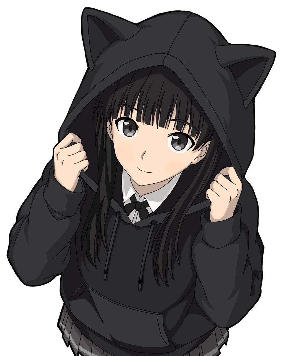 黒辻 影だけVer. ＆黒辻さんVer.表情差分をどうぞ🤲