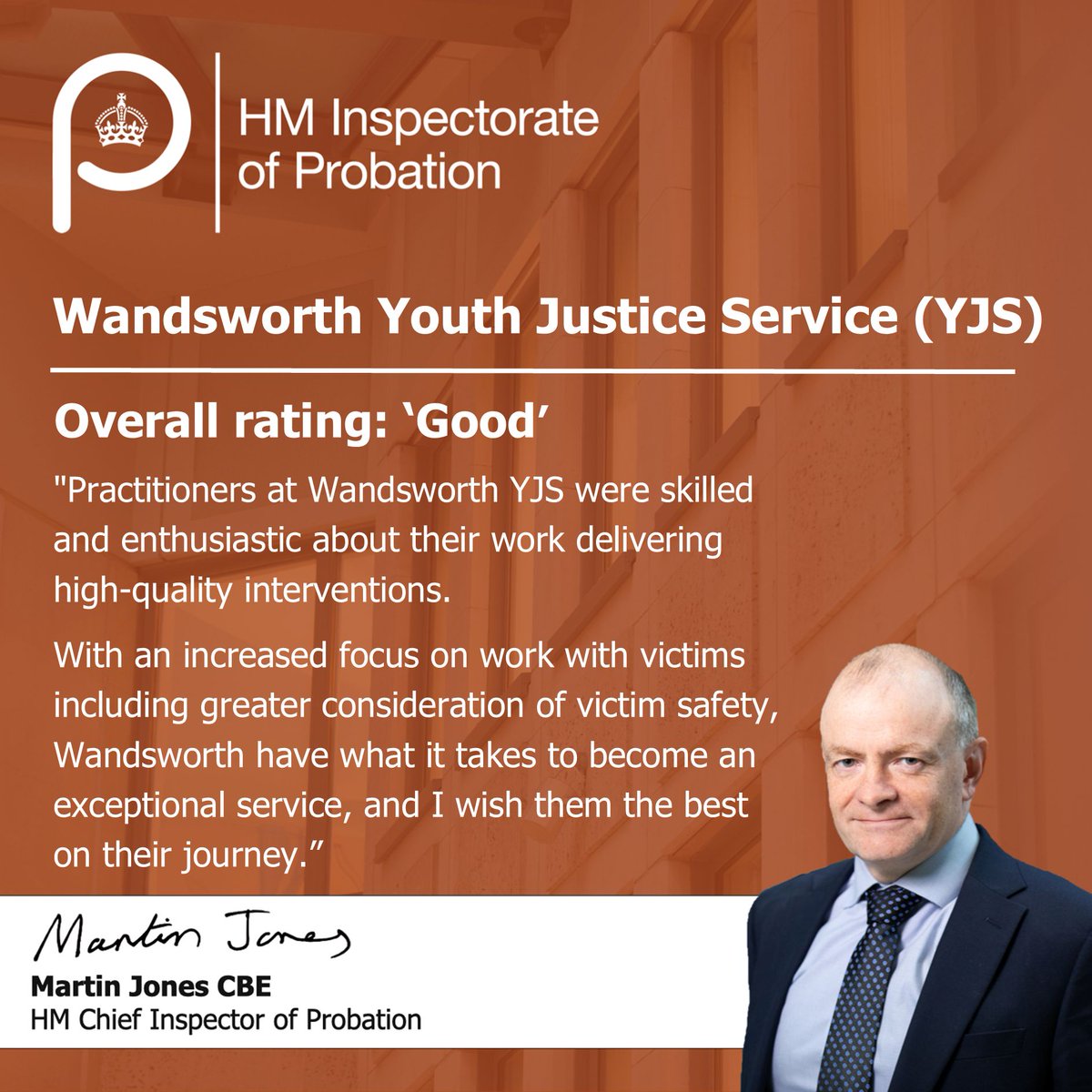 HM Inspectorate of Probation tweet media