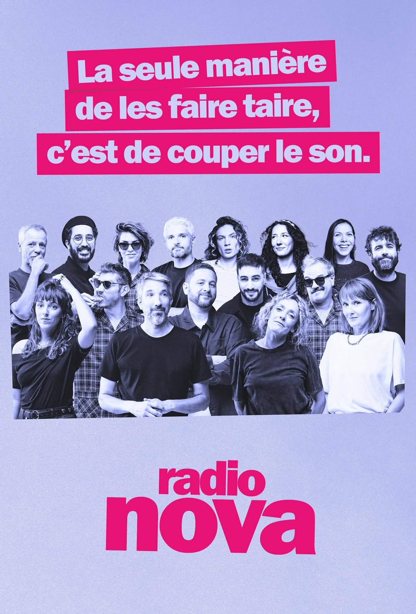 gh_thry_57yo's tweet photo. 🟣 Merci à @laRadioNova (et à son Boss @MPigasse 😊) qui apportent ENFIN une parole différente face au déferlement #Facho dans l'Audiovisuel 😀

✅ @AkimOmiri 👏

❌ Que cela plaise à @YaelBraunPivet, @Qofficiel et #YannBarthes ou non !!! 🤬

#HumourPolitique #LiberteDExpression https://t.co/Z5FV7sATWR