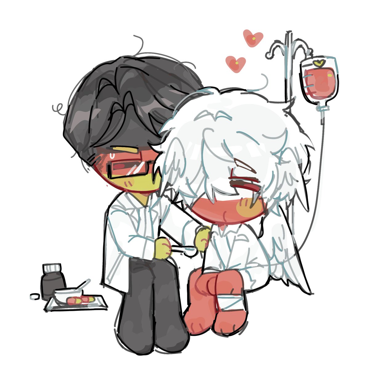 its_Cakeee's tweet photo. My babies 🥺😭 #countryhumans #poland #germany #gerpol https://t.co/1qfi931VTY