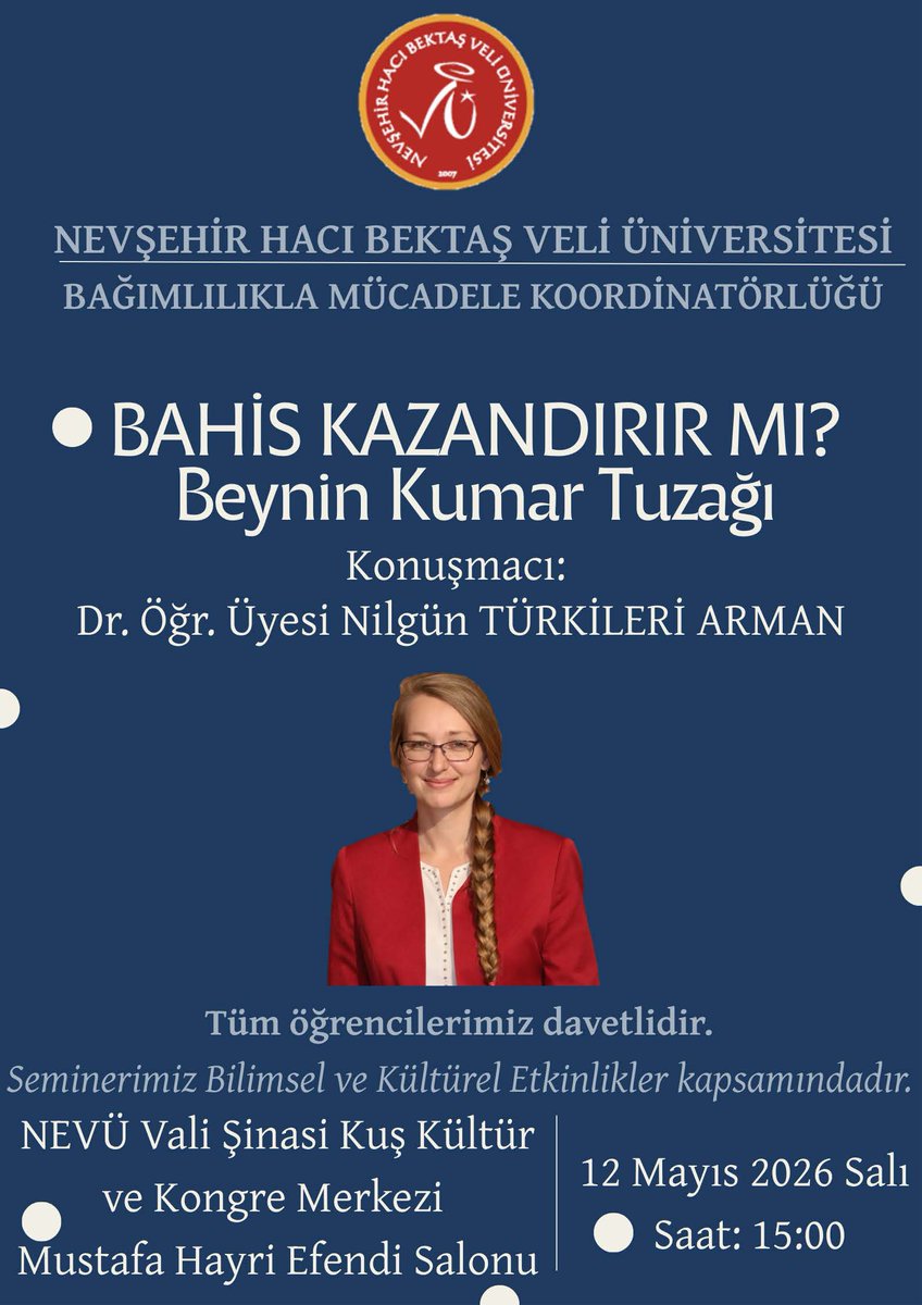 Nevşehir Hacı Bektaş Veli Üniversitesi tweet media