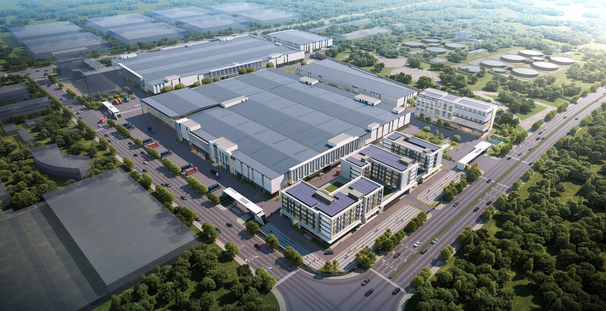 solaxpower's tweet photo. #SolaXEvent: Progress is moving fast at SolaX Power's new Utility-Scale Energy Storage & Heat Pump Smart Energy Ecosystem R&D and Manufacturing Campus.

Driven by growing global demand for large-scale energy storage, SolaX Power is continuing to expand production capacity and accelerate innovation across smart energy technologies. The main structure of the new facility is now approaching completion, with phased production scheduled to start in the second half of 2026.

Once operational, the campus will further enhance SolaX Power's R&D, manufacturing, and global delivery capabilities — supporting the transition to a cleaner, smarter, and more resilient energy future.

More updates coming soon.

#SolaXPower: With SolaX, You've Got the Power
#SolaXPower #UtilityScaleStorage #EnergyStorage #BESS #HeatPump #SmartEnergy #CleanEnergy