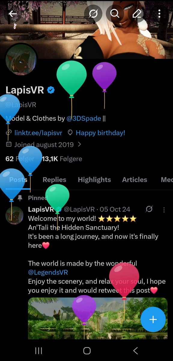 LapisVR tweet media