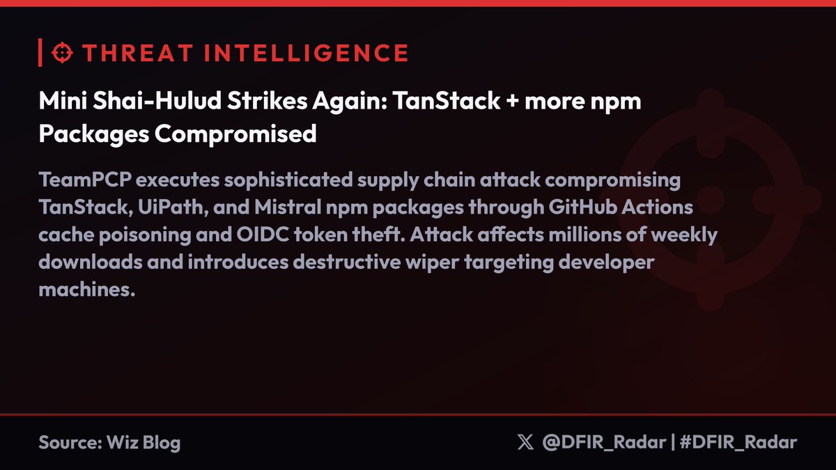 DFIR Radar tweet media