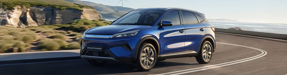 NRMA's tweet photo. The BYD Atto 3 will soon offer more power, more driving range and a bigger battery following confirmation a new ‘Evo’ model will launch in Australia later this year.  https://t.co/eQtqRwDeAg https://t.co/bENHFB30yM